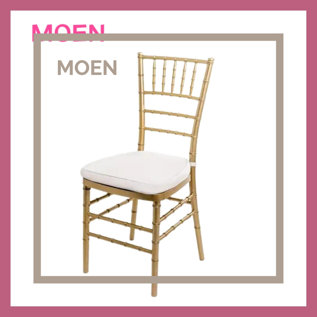 Factory Direct Sales Metal Frame PU Wedding Chair Ceremonial Chair