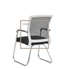 Modern Executive Leather Swivel Chair with Silent Roller Casters