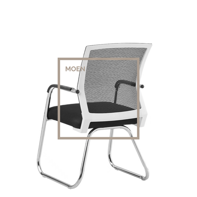 Modern Executive Leather Swivel Chair with Silent Roller Casters