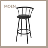 Hot Selling Modern Metal Counter Velvet Bar Stool Dining Chair