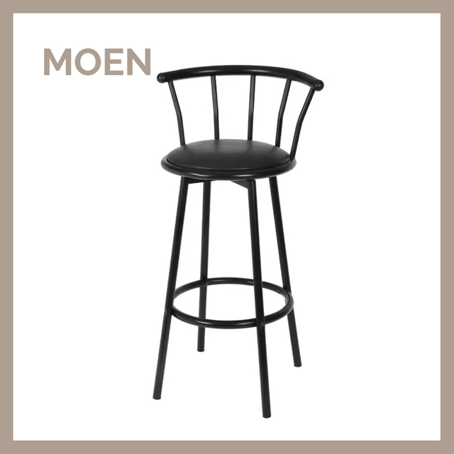 Hot Selling Modern Metal Counter Velvet Bar Stool Dining Chair