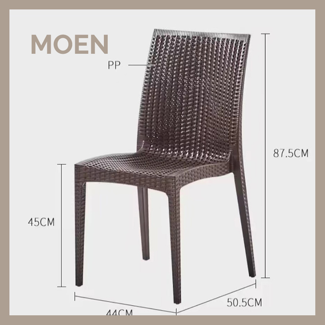 Outdoor& Indoor Plastic Dining Chairs Factory Direct for Restaurant& Hotel& Living Room Events White PP Leisure Chairs