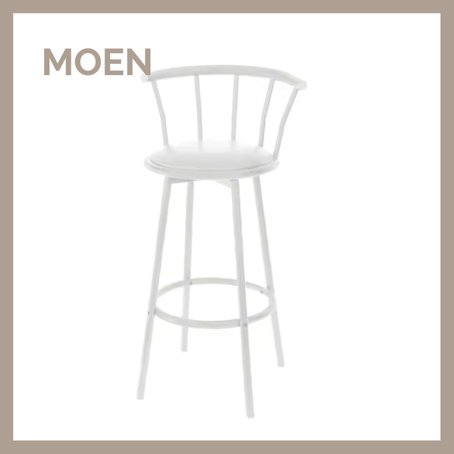 Hot Selling Modern Metal Counter Velvet Bar Stool Dining Chair