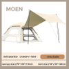 Factory Direct Sales Leisure 10 Person UV Protection Silver Coating Portable Outdoor Camping Tents+Canopy