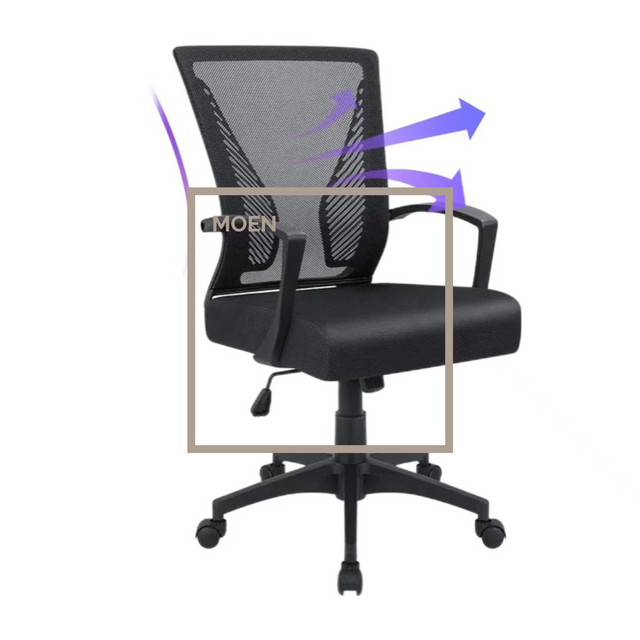 Comfortable Home Bedroom Hotel Office School Classroom Metal Office Chair