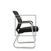 Modern Executive Leather Swivel Chair with Silent Roller Casters