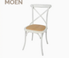 Outdoor Party Events Cross Back Rattan Restaurant Wedding Dining Chairs