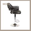 Luxury Modern Black Restaurant Leather Bar Stool Sets High and Tall Bar Chairs for Sale Barber Chair