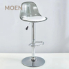 Industrial Vintage Adjustable Height Bar Stool with Footrest