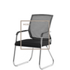 Modern Executive Leather Swivel Chair with Silent Roller Casters