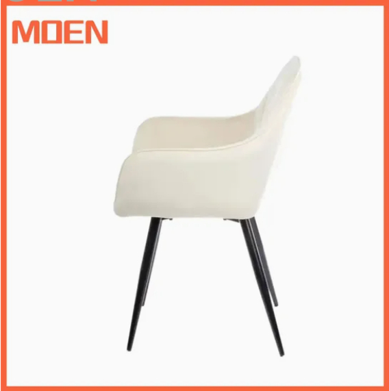 Rustic Farmhouse Solid Wood Dining Chair with Upholstered Backrest