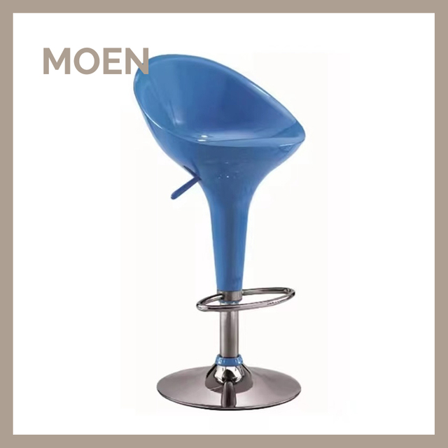 Furniture New Design Outdoor Plastic Furniture Leisure Dinner Chair Customized Different Color Bar Stool