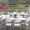 Wholesale Plastic Round Folding Table Outdoor Banquet Catering Rental Tables