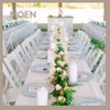 Plastic Resin White Folding Chairs for Events Wedding Party Chair Wimbledon Banquet Foldable Outdoor Furniture Garden Chair