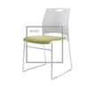 Commercial Modern Plastic Backrest Metal Frame Armless Studying Office Chairs