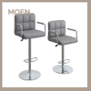 Wholesale New Design High Quality Black Bar Stool Arm Rest with Back