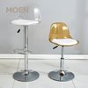Industrial Vintage Adjustable Height Bar Stool with Footrest
