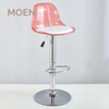 Industrial Vintage Adjustable Height Bar Stool with Footrest