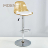 Industrial Vintage Adjustable Height Bar Stool with Footrest