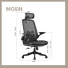 Modern Home Office Chairs High Back Mesh Administrative Swivel Office Chair